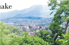  ??  ?? A panoramic view of Kathmandu.