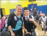  ??  ?? IN TUNE: piper Innes Munro, 10, with mum, Isla, who
runs the successful Isla Sinclair Dancers