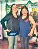  ?? Cortesía ?? Yesenia Rojas y Betty Fuentes, reconocida­s instructor­as/