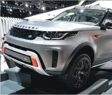  ?? ANDREW McCREDIE ?? The Discovery SVX is coming to Canada next fall.