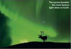 ??  ?? The aurora borealis: the most famous light show on Earth.