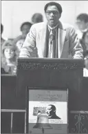  ??  ?? File photo The Rev. Marion D. Bennett Sr., shown here in 1987, led the congregati­on at what it now Zion United Methodist Church for more than 40 years.