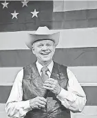  ?? SCOTT OLSON, GETTY IMAGES ?? GOP Senate candidate Roy Moore