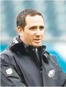  ?? MATT ROURKE/AP 2018 ?? Eagles general manager Howie Roseman needs to find a backup quarterbac­k for coach Doug Pederson after Nate Sudfeld suffered a wrist injury in Thursday’s 2019 preseason-opening loss to the Titans.