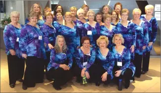  ?? Photo submitted by Southern Accord Chorus ?? The Southern Accord Chorus is celebratin­g 20 years of female barbershop harmony with a Nov. 24 concert, “Heart and Soul,” at College Drive Community Church.