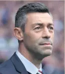  ??  ?? EYE ON THE PRIZES Pedro Caixinha