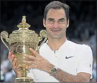  ??  ?? OVERSEAS WINNER: Tennis superstar Federer