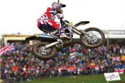  ??  ?? Un peu dans l’ombre de Max Anstie, Dean Wilson a pourtant assuré e coup à Matterley. Il signe un podium en catégorie Open, pas si mal !