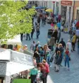  ?? Foto: hak ?? Die Mindelheim­er nahmen „ihre“Maximilian­straße in Besitz.