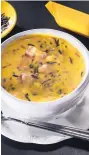  ?? TAMMY LJUNGBLAD/TNS ?? Wild Rice and Ham Soup uses nutritious wild rice and low-fat dairy.