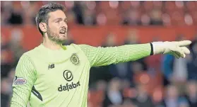  ??  ?? Celtic keeper Craig Gordon is confident ahead of RB Salzburg tie.