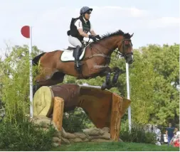  ??  ?? Pippa Funnell and Majas Hope land 13th on the gelding’s CCI4* debut