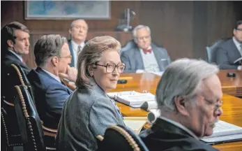  ?? FOTO: EPD ?? Starke Frau: Meryl Streep als die Verlegerin Kay Graham in dem Film „Die Verlegerin“.
