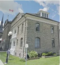  ?? GOOGLE STREET VIEW ?? Brockville jail is attached to the Ontario Superior Court of Justice in Brockville.