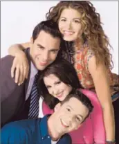  ?? NBC ?? FROM TOP, Debra Messing, Eric McCormack, Megan Mullally and Sean Hayes of “Will & Grace.”