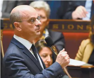  ?? BERTRAND GUAY AGENCE FRANCE-PRESSE ?? Jean-Michel Blanquer veut éviter de se faire étiqueter conservate­ur ou progressis­te.