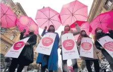  ?? ALESSANDRA TARANTINO/AP ?? Women protest March 8 in Rome during Internatio­nal Women’s Day. Italy has one of the worst rates of women in the workforce in the EU.