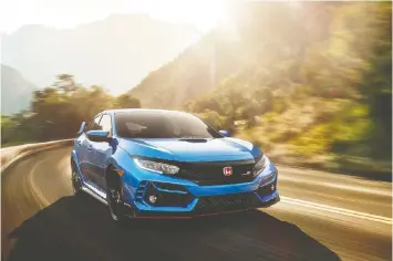  ?? HONDA ?? Honda Civic Type R, top New Under $50,000.