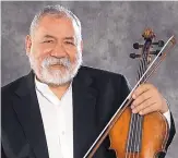  ??  ?? Violist Willy Sucre says “we’re happy Awadagin. He’s No. 1 in our book.” to have