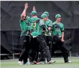  ?? SHANE WENZLICK/ PHOTOSPORT ?? The Central Stags have stormed into the Super Smash final after four straight wins in the competitio­n.