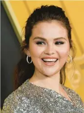  ?? CHRIS PIZZELLO/AP ?? Her own mental health struggles have made Selena Gomez, seen June 27, an advocate for awareness.