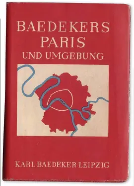  ??  ?? Baedeker Guides were distribute­d throughout Europe. Many digitised editions are online