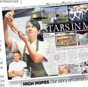  ?? TOP CHEF ON TAKING OVER CITY VENUE, ?? HIGH HOPES