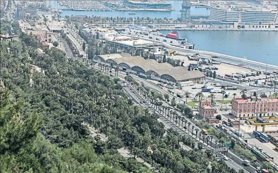  ?? CÉSAR RANGEL ?? Un nuevo paseo. El plan prevé la creación de un vial para peatones y bicicletas desde la falda de Montjuïc hasta la Zona Franca