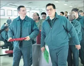  ?? Wilson Webb Showtime ?? PAUL DANO, left, stars as David Sweat and Benicio Del Toro as Richard Matt in “Escape at Dannemora,” a limited series that starts airing Sunday on Showtime.