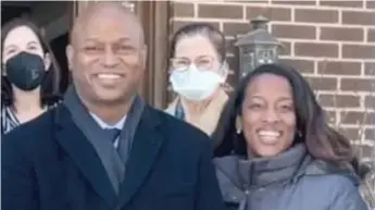  ?? INSTAGRAM ?? Illinois House Speaker Emanuel “Chris” Welch and his wife, ShawnTe Raines-Welch, who won her Democratic primary race Tuesday for a Cook County judicial seat from a suburban district.
