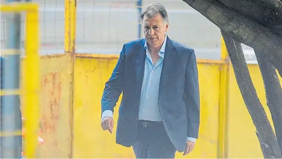  ?? ALFREDO MARTINEZ ?? En problemas. Cristóbal López, titular del grupo Indalo, está preso desde diciembre por fraude al Estado a través de su firma Oil.