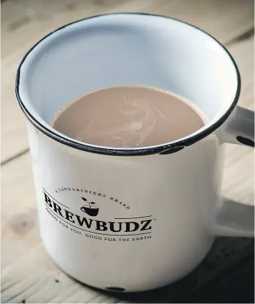  ?? HANDOUT ?? BrewBudz allows the administra­tion of cannabis using single-serve brewing pods.