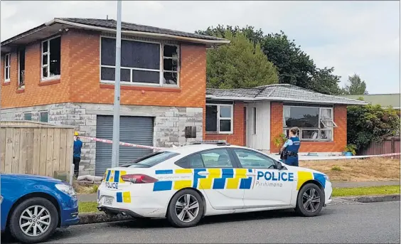  ?? LVN301118s­bfire ?? A house in Liverpool St, Levin was gutted by fire early on Wednesday morning.