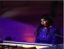  ?? FRANCOIS NEL — GETTY IMAGES ?? Norah Jones performs during the closing ceremony for Expo 2020 Dubai at Al Wasl Dome on on March 31, 2022, in Dubai, United Arab Emirates.