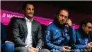  ??  ?? Salihamidz­ic often sits on the bench with Flick - a peculiarit­y of German sporting directors.