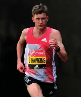  ??  ?? Darek Hawkins is targeting qualificat­ion for the marathon