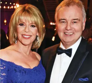  ??  ?? Controvers­y: Ruth Langsford and Eamonn Holmes at a showbusine­ss party