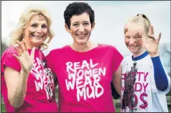  ??  ?? Pictured, left to right: Elaine Linnell, 64, Kristina Linnell, 45, and Poppie Linnell, 10.