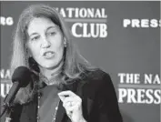  ?? Mark Wilson Getty Images ?? SYLVIA M. BURWELL, secretary of Health and Human Services, defends Obamacare on Monday.