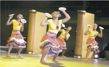  ??  ?? Students of Portmore Missionary Preparator­y School in St Catherine perform a dance, titled Dutchy Bangarang, during the Jamaica Cultural Developmen­t Commission’s Mellogo-roun’ festival family show, held in August 2018 at National Arena, Kingston. The annual Mello-go-roun’ features the best of the best in the Performing Arts.