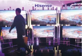  ??  ?? Hisense je prvi kineski sponzor koji se uključio u neko veliko europsko nogometno natjecanje