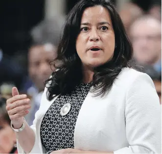  ?? THE CANADIAN PRESS ?? The fate of a judge who is fighting a recommenda­tion he be removed from the bench will end up with Justice Minister Jody Wilson-Raybould.