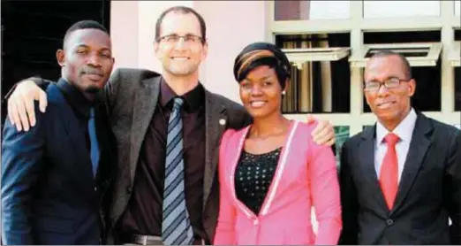  ??  ?? L-R: Emmanuel Adeyemi, Justin Kohlman, Victoria Adeyemi and Folusho Awogbami at the recent seminar organised by Bovicaria