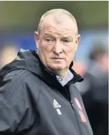  ??  ?? Disappoint­ed
Accies boss Brian Rice