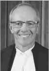  ??  ?? George R. Strathy was named Ontario’s chief justice in June.