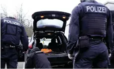  ?? Europol ?? Police officers from Belgium, France and Germany took part in the large-scale operation to dismantle the organisati­on