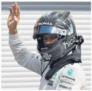  ??  ?? A happy Nico Rosberg.