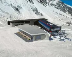  ?? Fotos: dpa, PD, Ischgl ?? Zur neuen Gampenbahn in Ischgl gehört nun auch ein schickes Restaurant „Slopefood“.