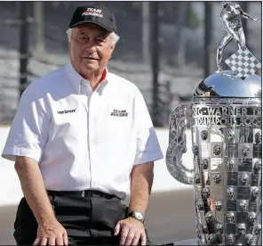  ?? (AP/Darron Cummings) ?? Car owner Roger Penske, who bought the Indianapol­is Motor Speedway and the IndyCar Series last year, is not bothered by the fact the coronaviru­s has postponed the Indianapol­is 500 until August. He is still working hard.