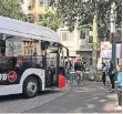  ?? FOTO: KVB ?? Mehr E-Busse sollen künftig durch die Innenstadt fahren.